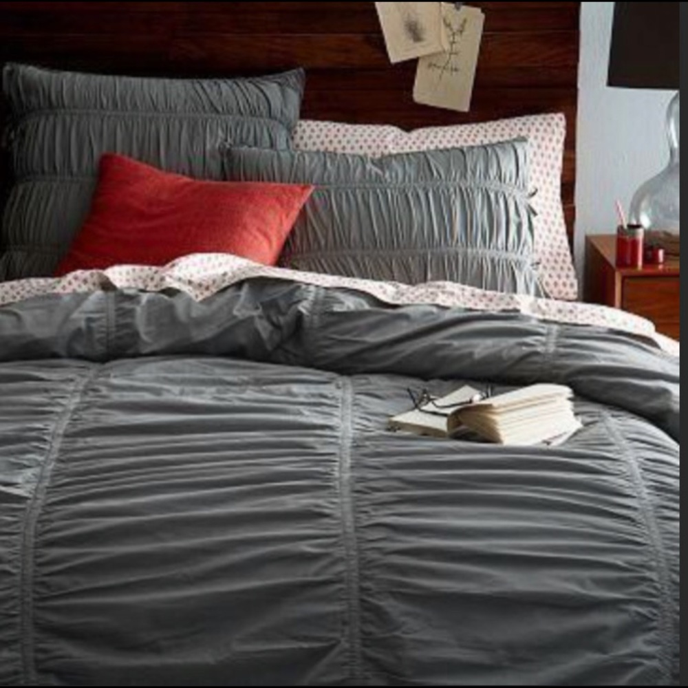 West Elm Parachute King Size Duvet & 2 Euro Shams
